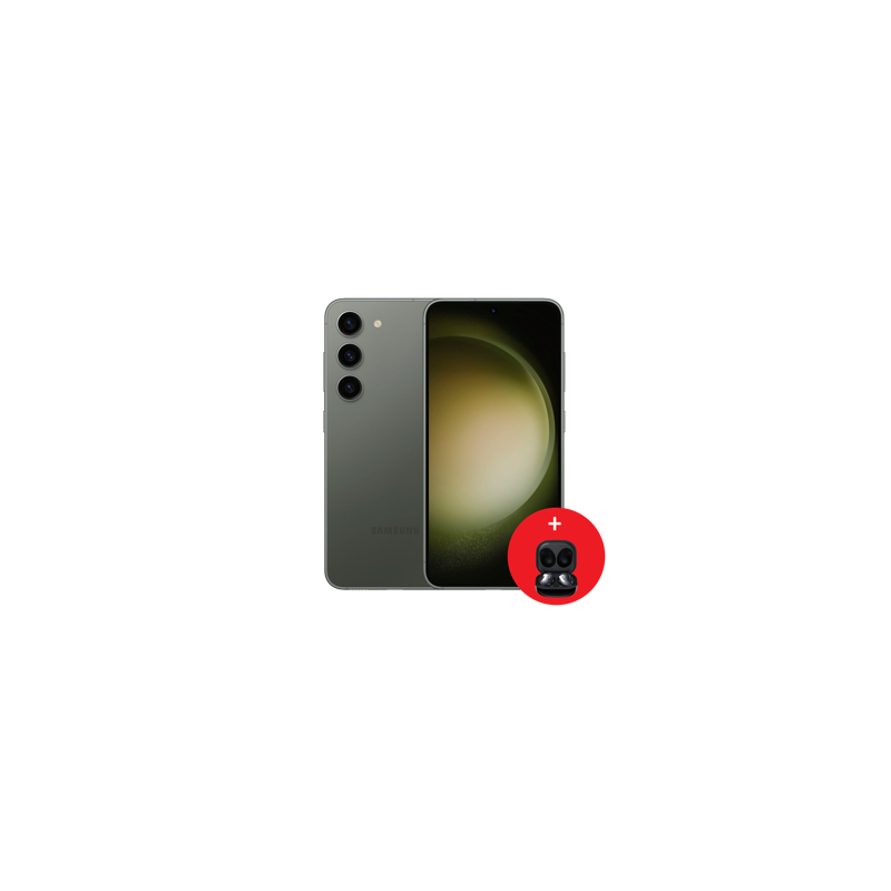 SAMSUNG S23 Green 6.1" Snapdragon 8Go 256Go Android 5G Dual Sim 12Mpx 12Mpx 10Mpx 5Mpx
