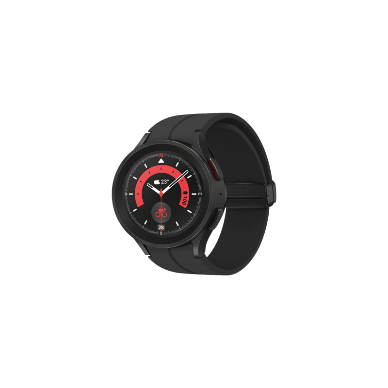 Samsung Galaxy Watch5 Pro-45mm Black Titanium Exynos W920/1.5 GB/Wi-Fi 802.11 b/g/590 mAh/Android