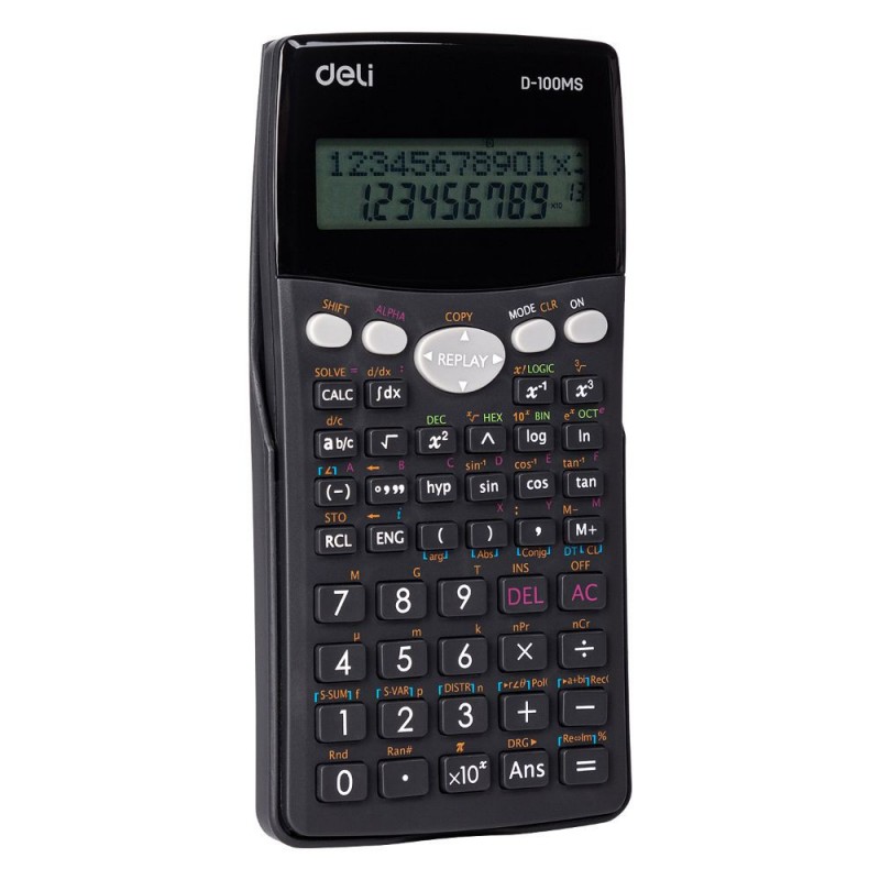 Deli ED-100MS 300F-Scientific calculator 10+2digits