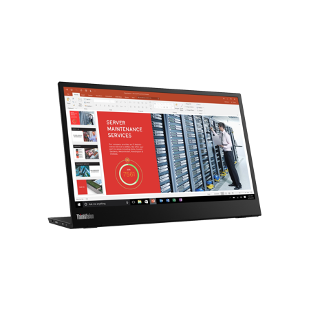 LENOVO M14 14.0" FHD IPS Mobile Monitor,2xUSB 3.1 Type-C,Business Black,36M