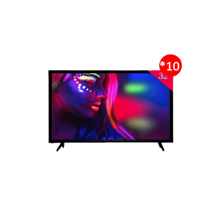 Promo 10 TV ITEL S3250 32" LED HD 60Hz resolution 1366*7668 2 HDMI garantie 1an+BA 500Dhs Offert