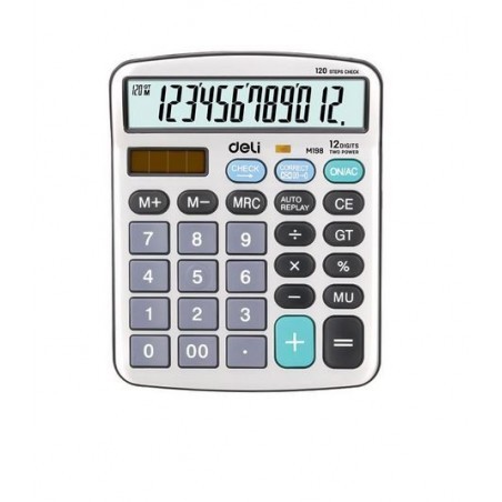 Deli Calculatrice 12 Chiffres 120 Pas M19810