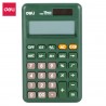 Calculatrice portative Deli-EM120 VERT