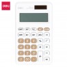 Calculatrice portative Deli-EM120 BLANC
