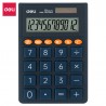 Calculatrice portative Deli-EM130 BLEU