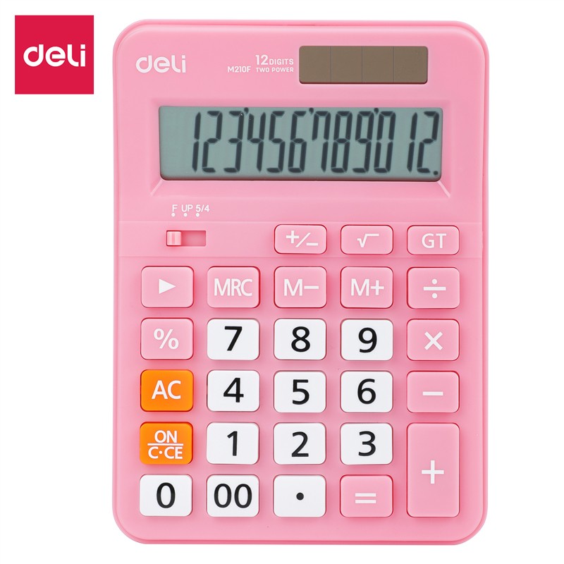 Calculatrice Deli-EM210 ROSE