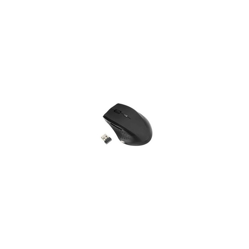 UPTEC Souris sans fil noire ergonomique - USB