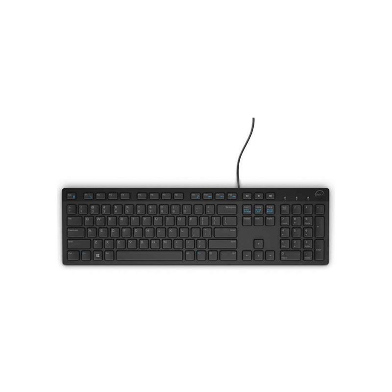 Dell Multimedia Keyboard-KB216 - AZERTY- Black