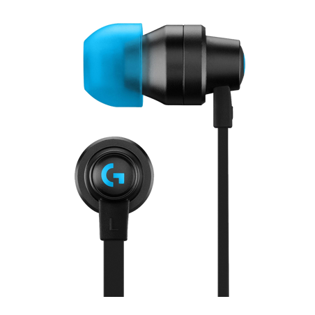 LOGITECH G333 Wired Gaming Earphones - BLACK - 3.5 MM