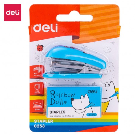 Deli-E0253 Mini agrafeuse