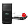 HPE ML30G10+ 8SFF P44722-421 E-2314 16GB VR-SW 2x1GbE 500W 3-1-1 + 2x1,92TB SSD P40499-B21