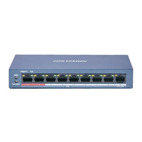 HIKVISION 8 Ports switch 10/100 POE 12M