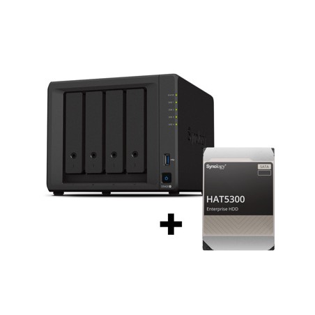 Promo SYNOLOGY DiskStation DS420plus 36M + 2 Disques dur Synology 4TB SATA 3,5''