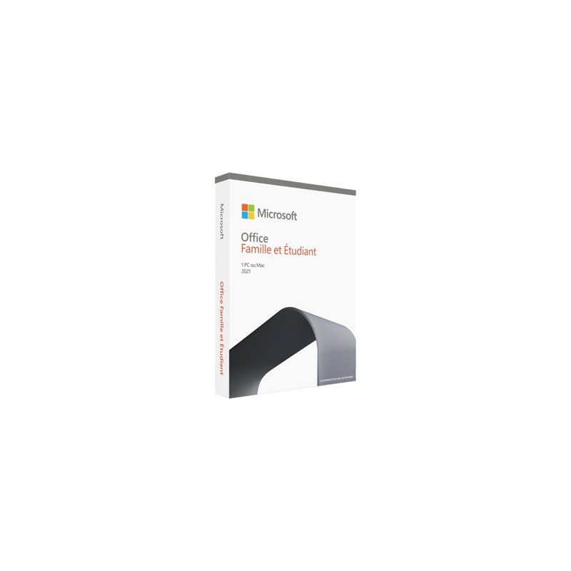 MS Office Home and Student 2021 French Africa Only Medialess