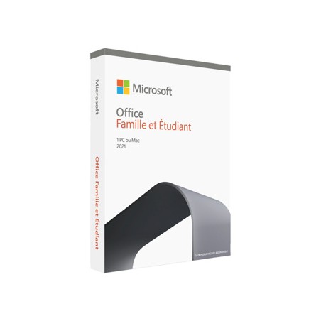 MS Office Home and Student 2021 French Africa Only Medialess