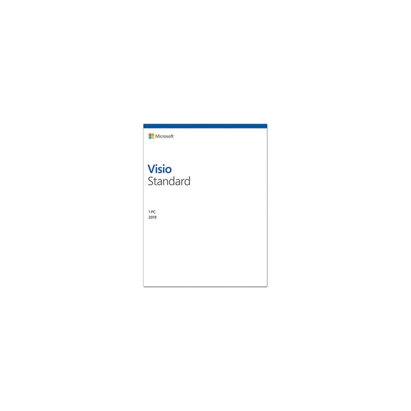 MS Visio Std 2019 32/64 French Africa/Caribbean Only EM DVD