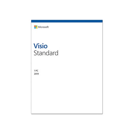 MS Visio Std 2019 32/64 French Africa/Caribbean Only EM DVD