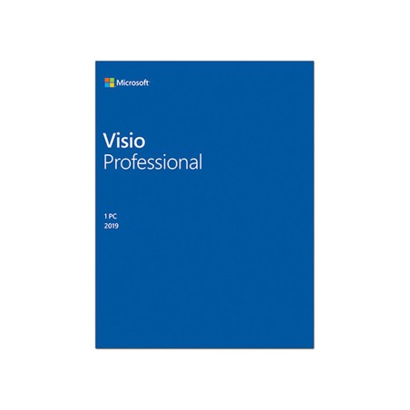 MS Visio Pro 2019 32/64 French Africa/Caribbean Only EM DVD