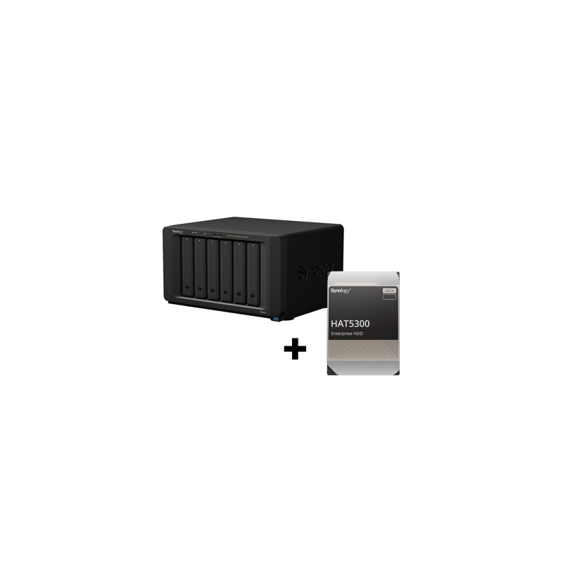 Promo SYNOLOGY DiskStation DS1621plus 36M + 2 Disques dur Synology 4TB SATA 3,5''