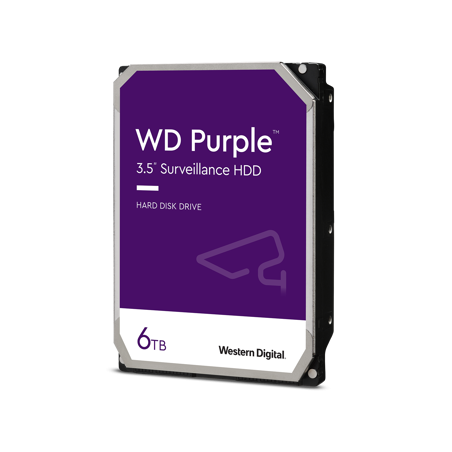 Western Digital Purple Disque Dur Interne d'enregistrement video surveillance 3,5" 6To 12M