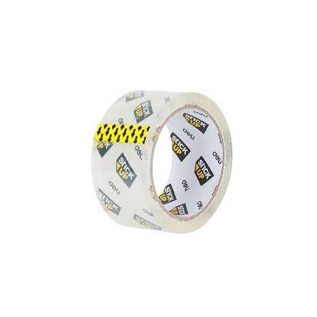 DELI Ruban d'emballage EA318, transparent