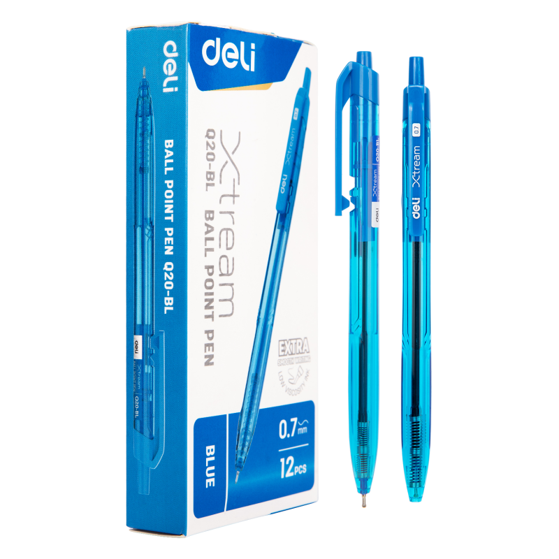 Stylo bille Deli-EQ20-BL