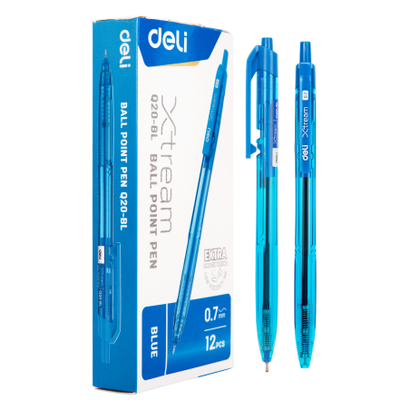 Stylo bille Deli-EQ20-BL