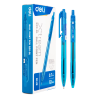 Stylo bille Deli-EQ20-BL