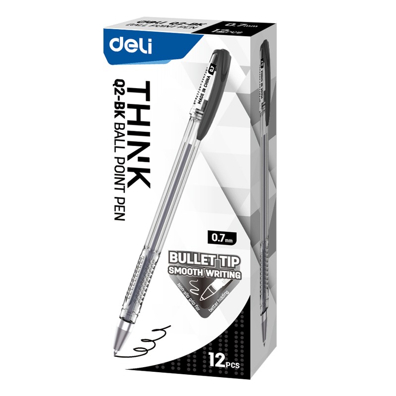 Stylo bille Deli-EQ2-BK
