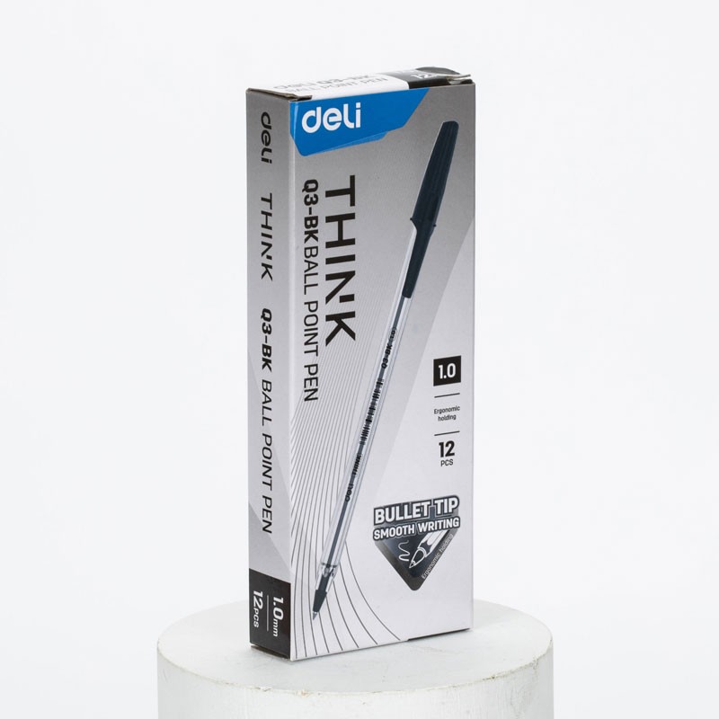 Stylo bille Deli-EQ3-BK