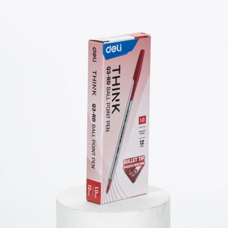 Stylo bille Deli-EQ3-RD