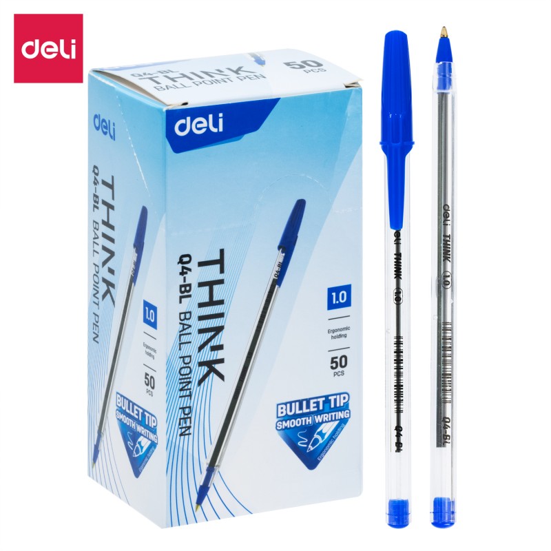 Stylo bille Deli-EQ4-BL