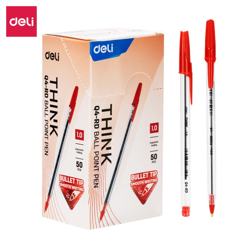Stylo bille Deli-EQ4-RD
