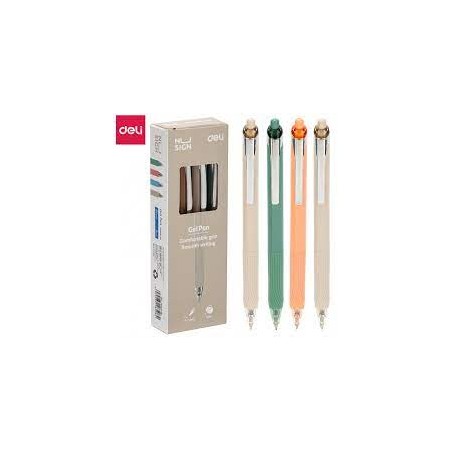 Stylo gel Deli Nusign ENS666-BL