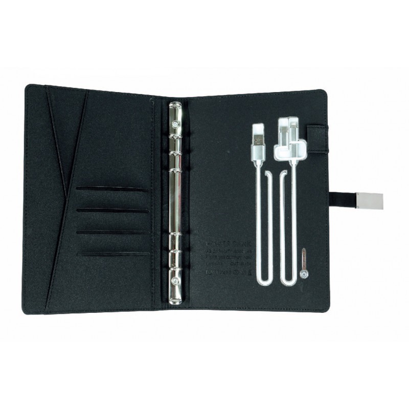 Agenda Maroc 2026 - 3005-32 – Power Bank 2Powers (Avec & Sans Fil) + Clé USB 32GB + Mécanisme  | Maroc