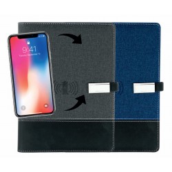 Agenda Maroc 2026 - 3005-32 – Power Bank 2Powers (Avec & Sans Fil) + Clé USB 32GB + Mécanisme  | Maroc