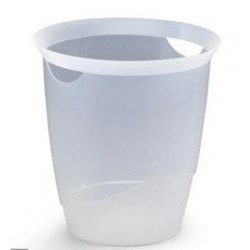 Corbeille à papier DURABLE Trend translucide 16 litres Col au choix