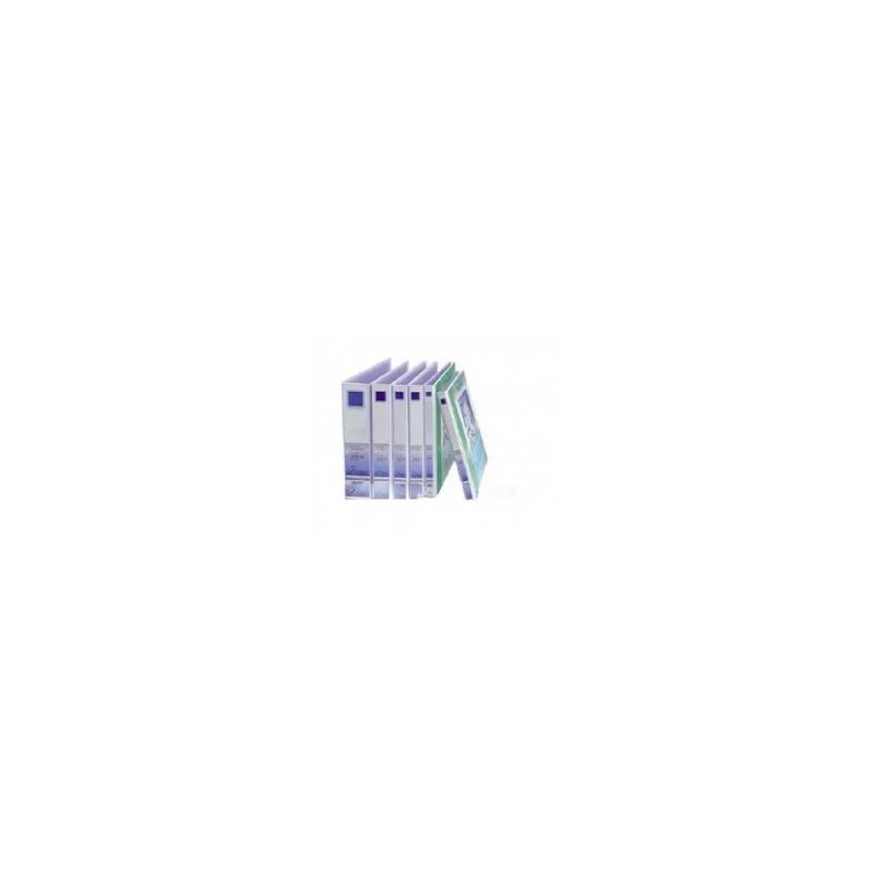 Lot de 5 Classeurs PVC Kinary 4 anneaux avec pochette Dos: 6 cm