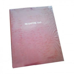 Registre 5x5 mm Simili cuir...
