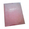 Registre 5x5 mm Simili cuir 3 mains 1/4 raisin 70g A5