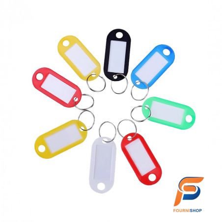 Porte-Clés Lot de 50 Pièces - Anneaux Métal Pratiques pour Organisation et Identification | Maroc