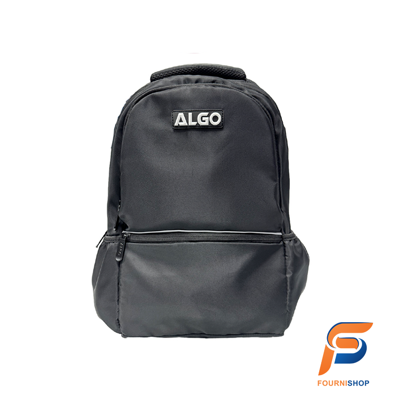 Sac à dos et cartable scolaire Maroc de meilleure qualité - Backpack Satin Black Algo 18"