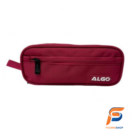 Trousse scolaire au Maroc de meilleure qualité : Trousse Inbox 3 compartiments Red Algo