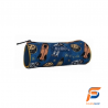 Trousse scolaire au Maroc de meilleure qualité : Trousse cylindrique 1 compartiment Moon