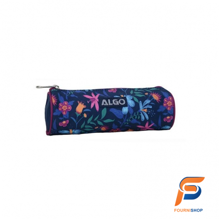 Trousse scolaire au Maroc de meilleure qualité : Trousse cylindrique 1 compartiment Natura