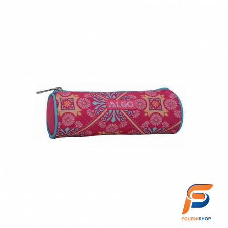 Trousse scolaire au Maroc de meilleure qualité : Trousse cylindrique 1 compartiment Alice
