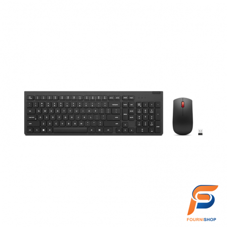 Combiné Lenovo Essential Clavier et Souris sans fil Gen2 - Français