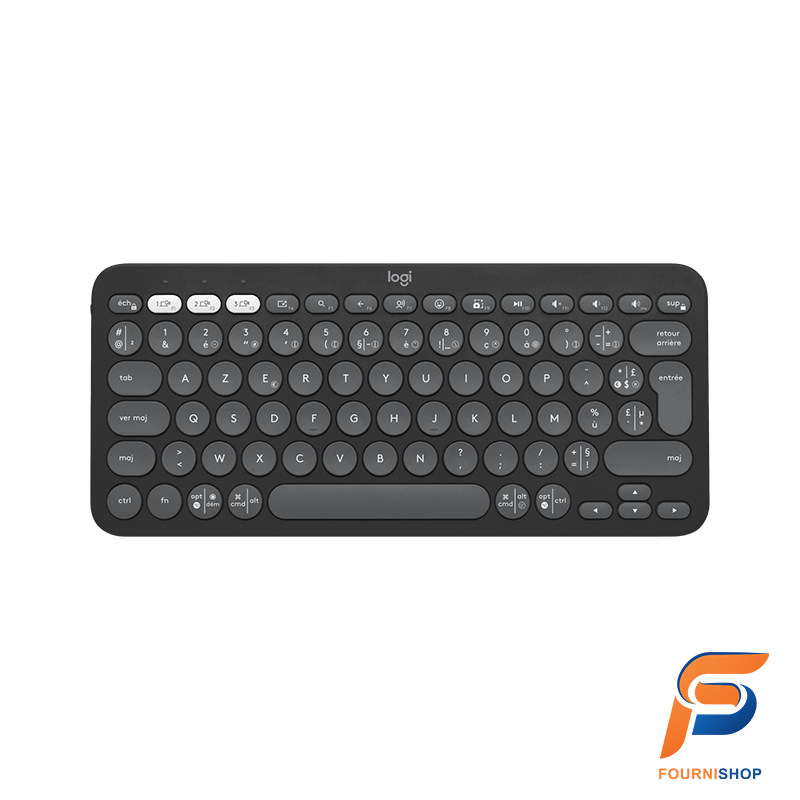 Clavier sans fil Logitech Pebble Keys 2 K380s - Français (AZERTY)