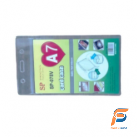 BADGE A7 SIZE 74x105mm STRONG PACK