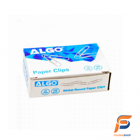 BOITES 100 TROMBONES EN NICKEL 50 mm ALGO